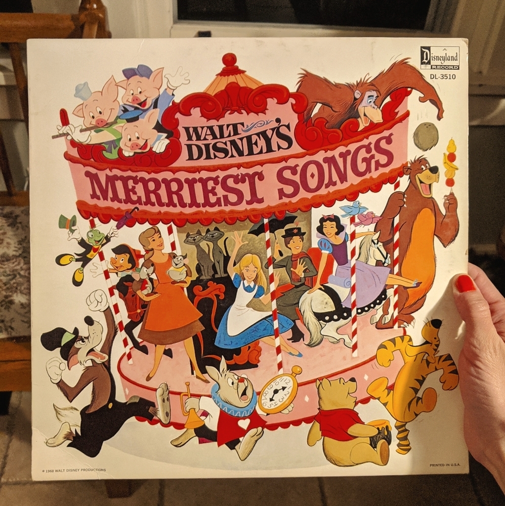 Vintage Walt Disney Vinyl record